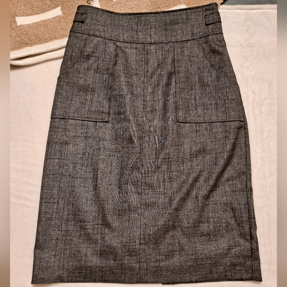 Halogen Charcoal Gray Pencil Skirt Women's Size 8